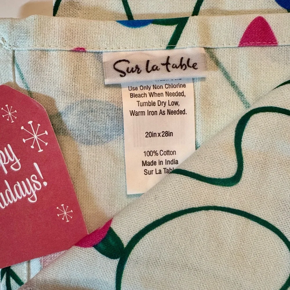 Sur La Table Festive Cotton Towel Set